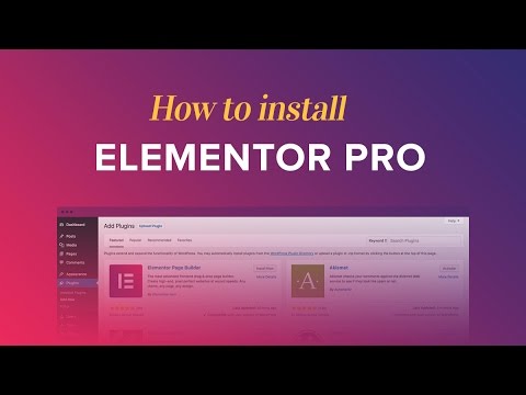 how to activate elementor pro